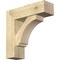 Ekena Millwork Imperial Block Rough Sawn Bracket w/ Offset Brace, Douglas Fir, 8"W x 26"D x 26"H BKT0806X26X26IMP05RDF - alternate 1